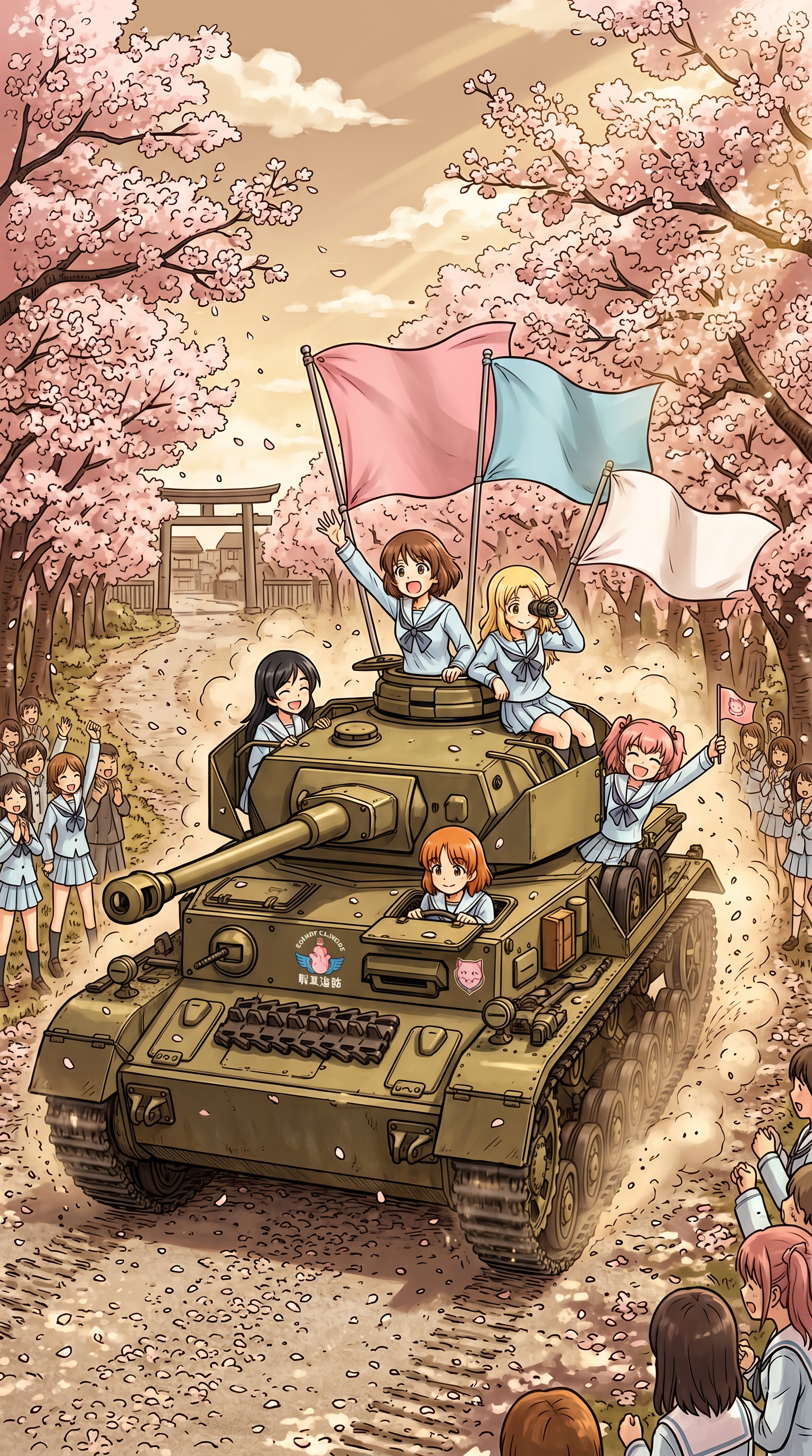 Anime Girls Und Panzer Wallpaper