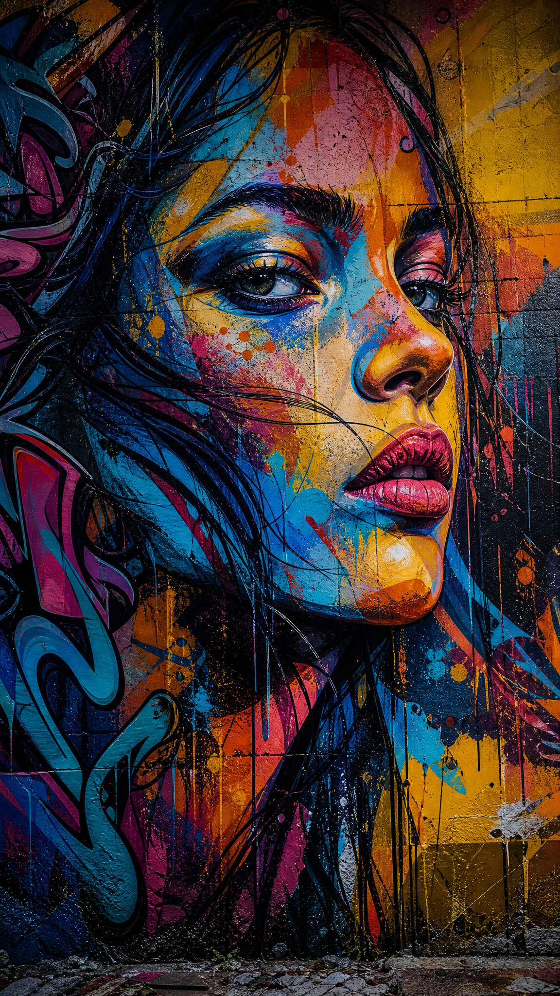 Street Art Graffiti Wall Design