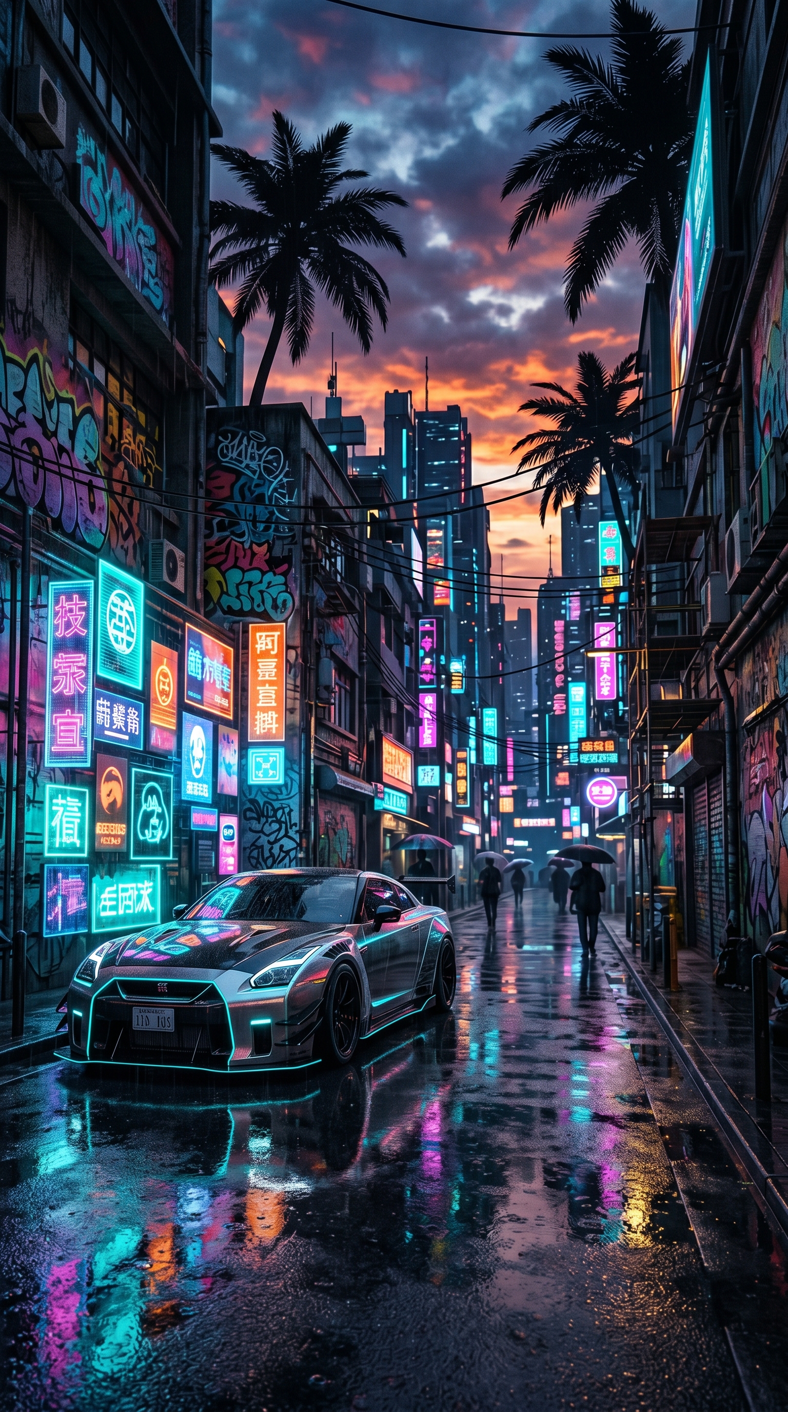 Cyberpunk Grand Theft Auto V