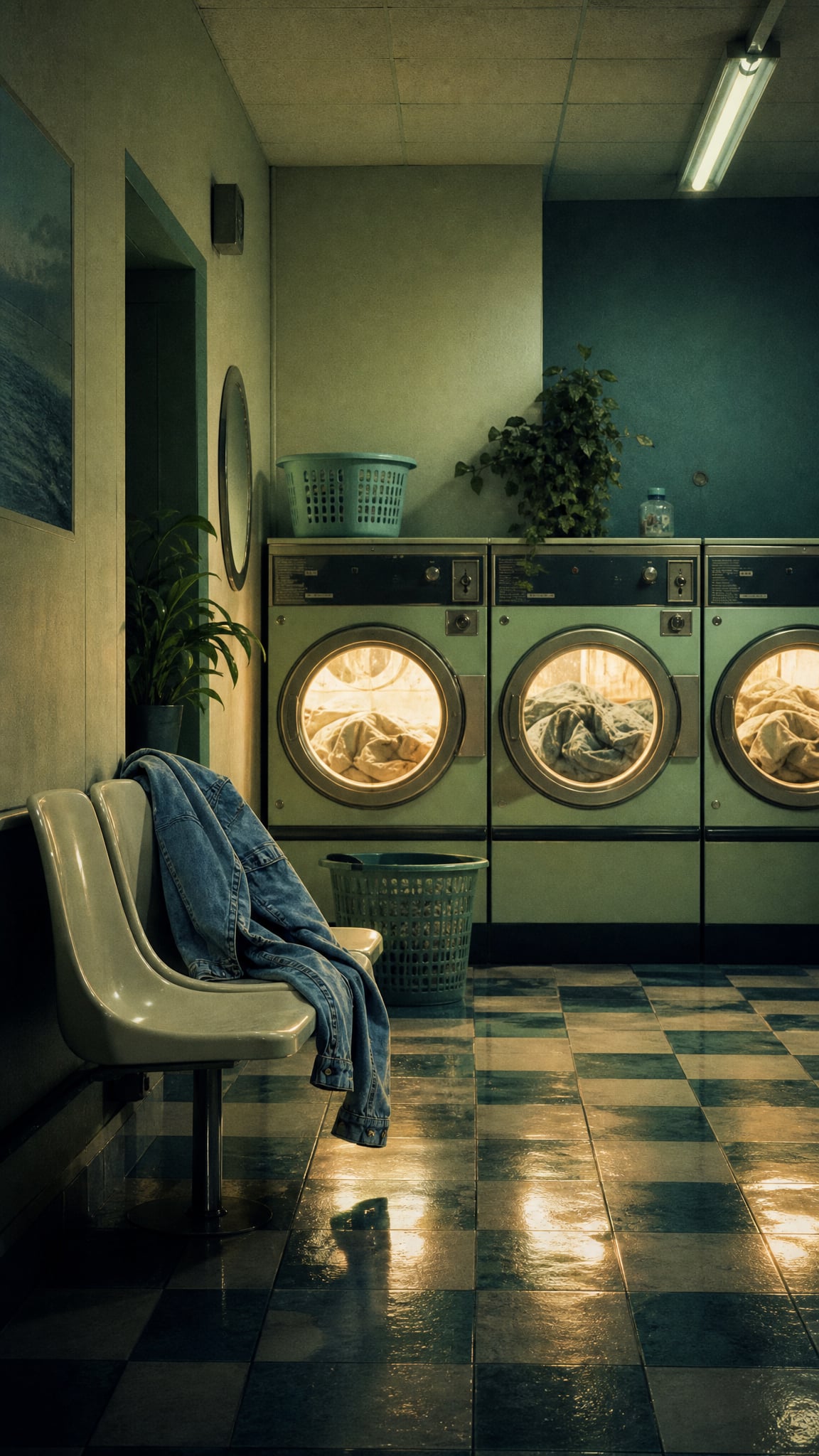 Lofi Laundromat Round Washer Doors Like 092