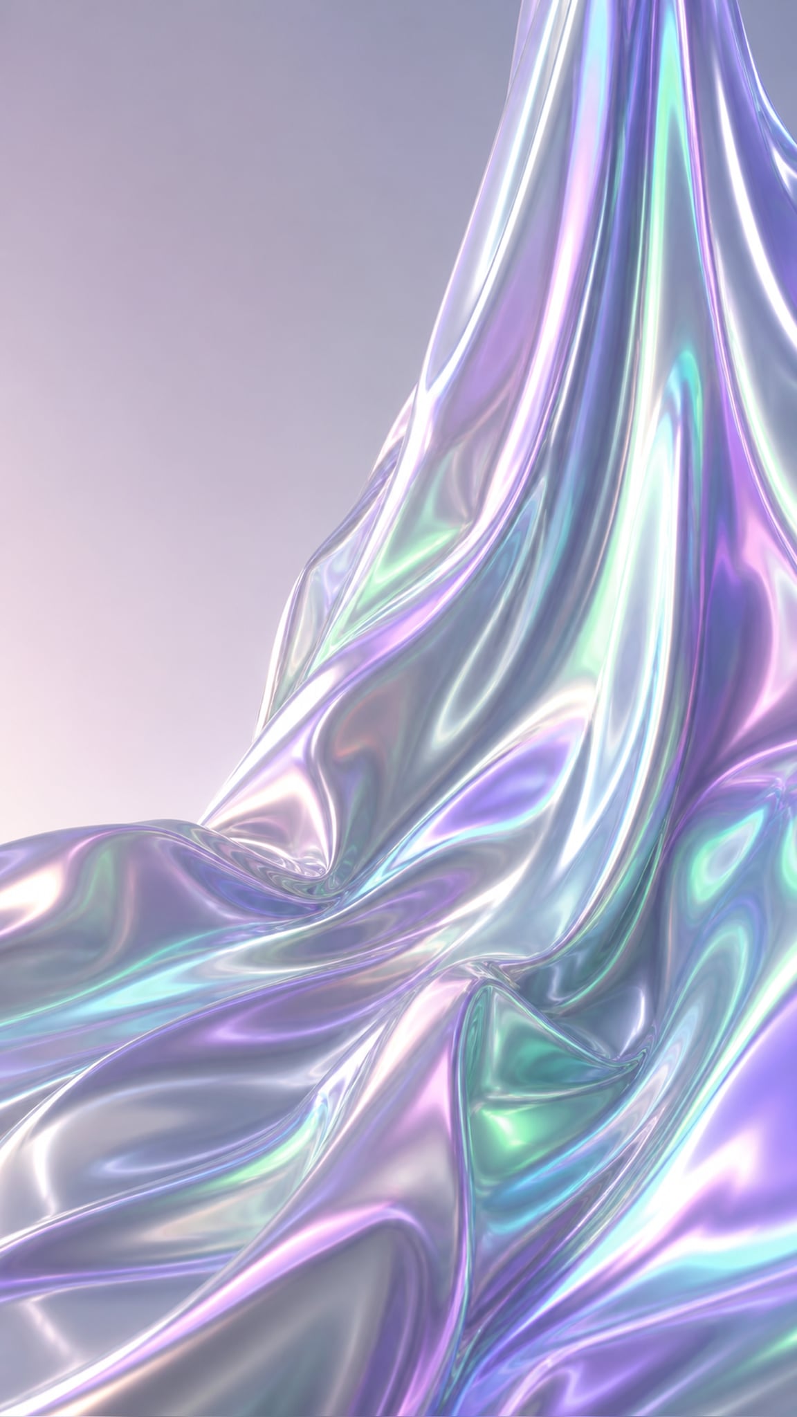 全息 wallpaper featuring Holographic Length Fabric Flowing Like Liquid 078
