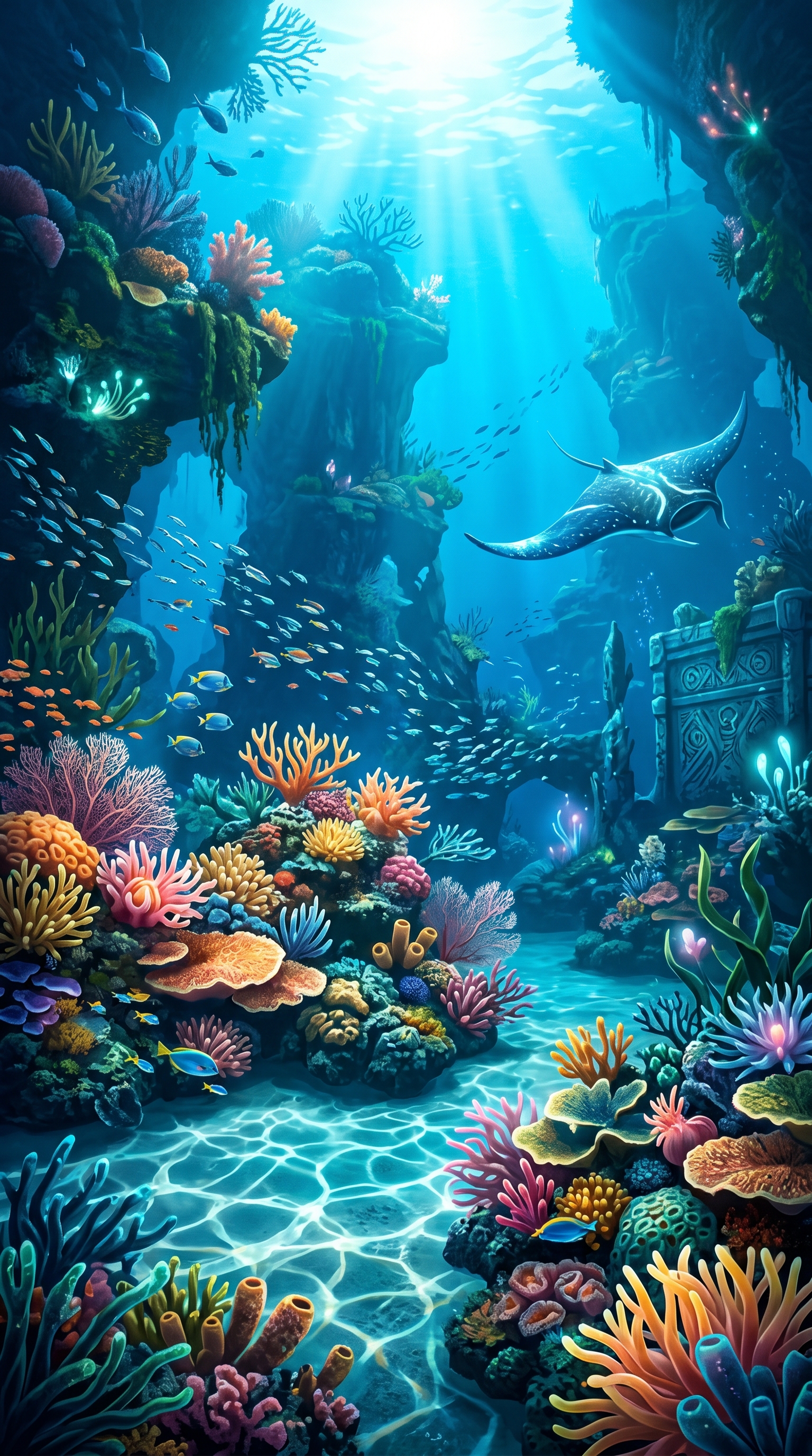 Fantasy Lively Wallpaper Design