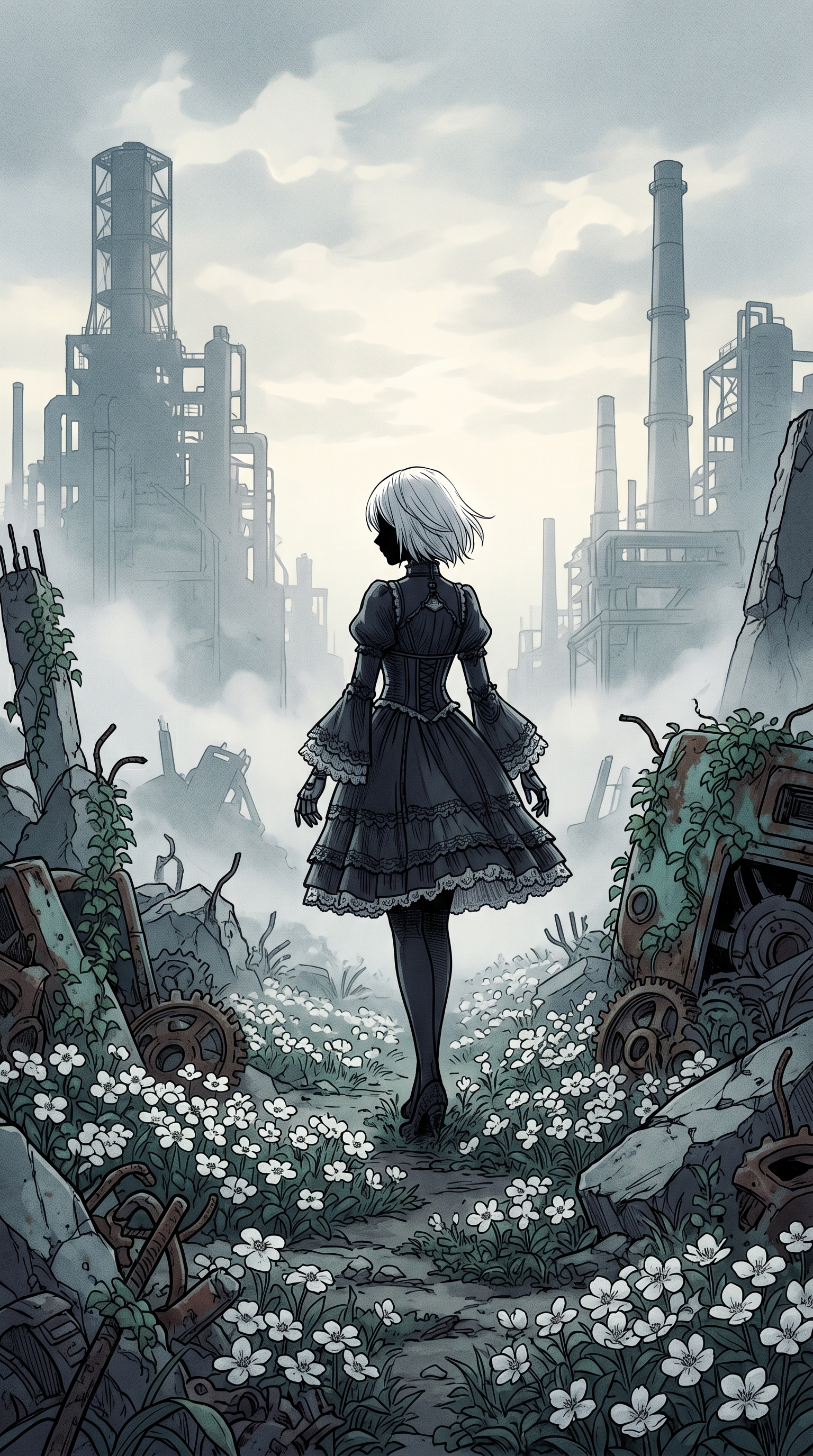 Anime Nier Automata 2b Wallpaper