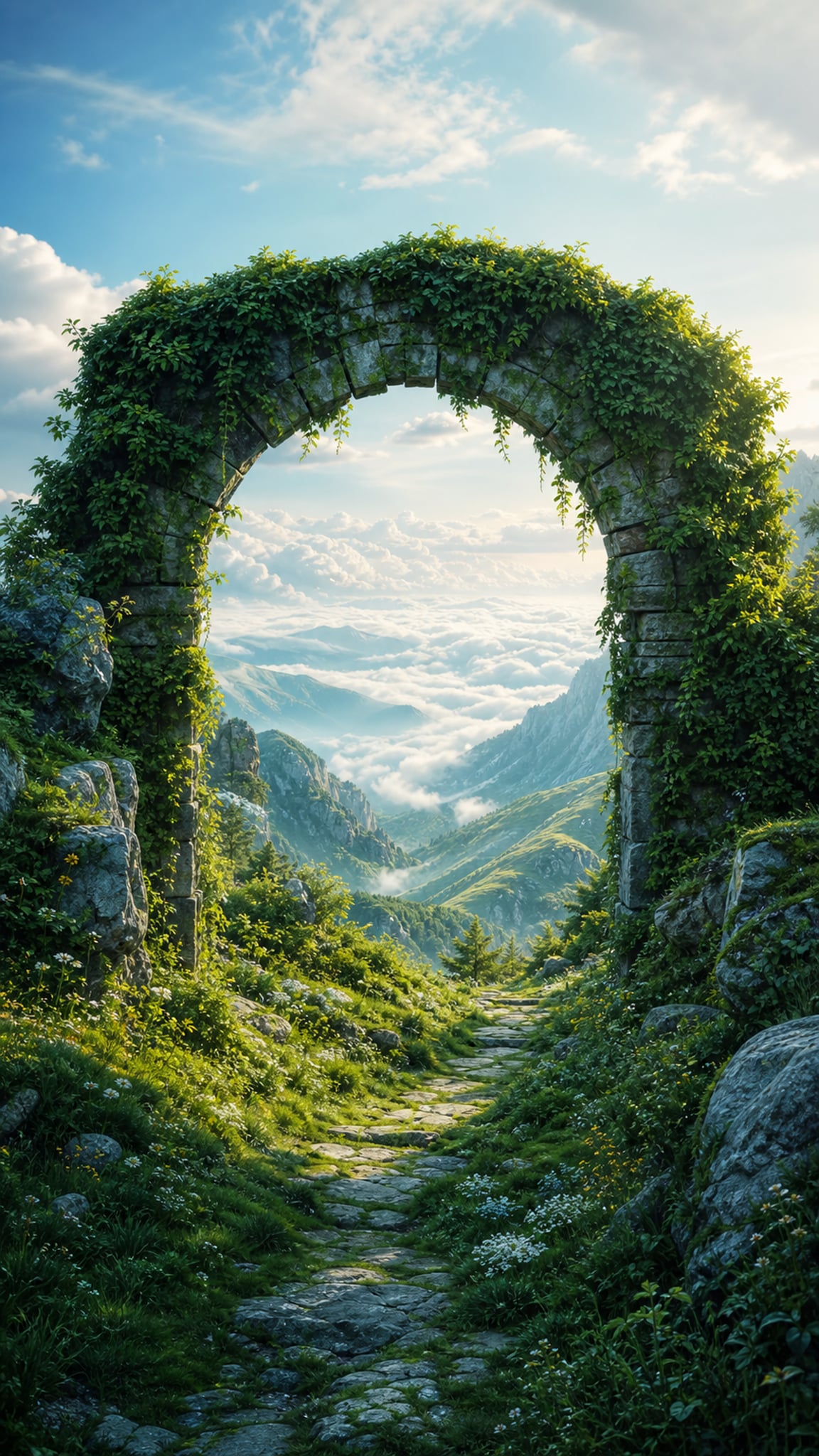 Landscape Emerald Phone Wallpaper