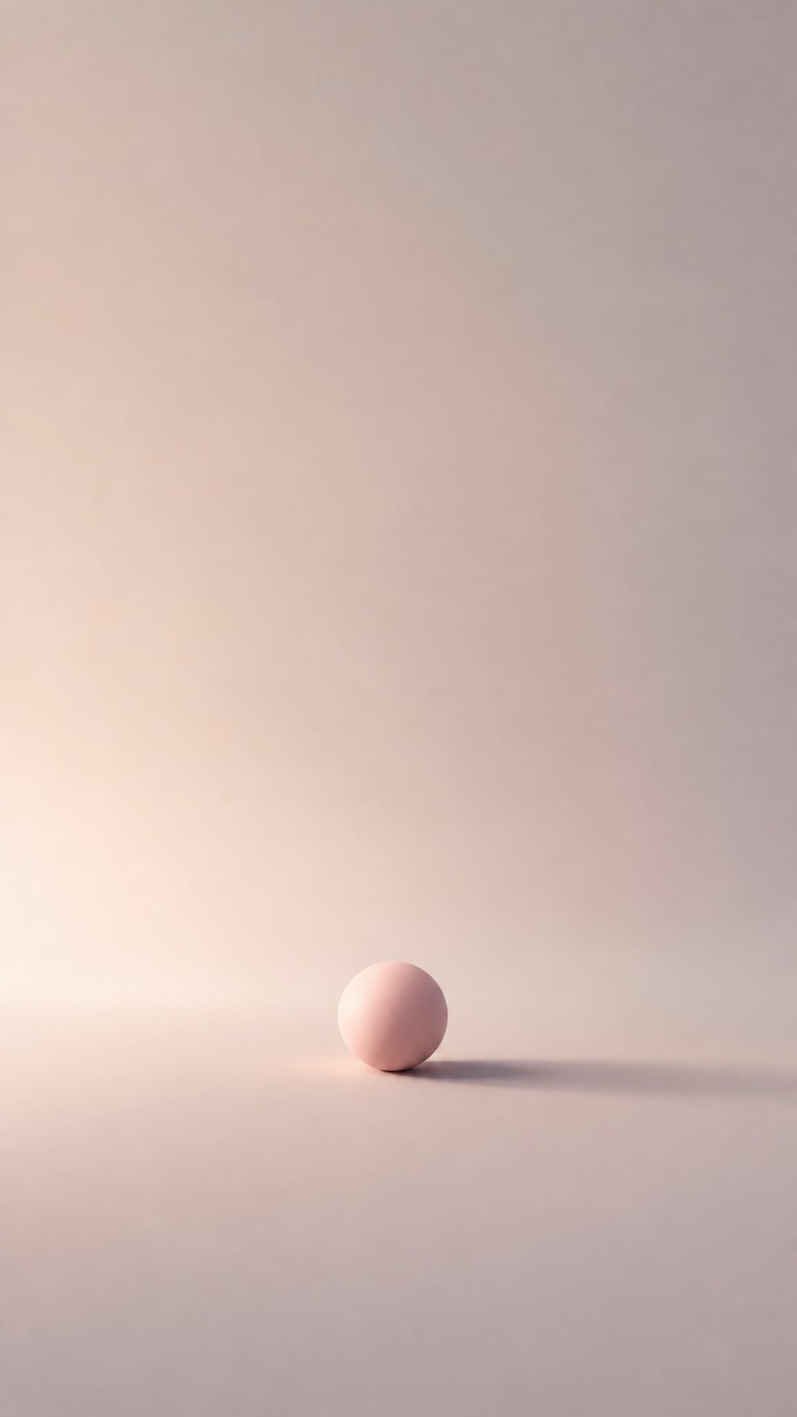 Minimalist Single Small Pastel Sphere