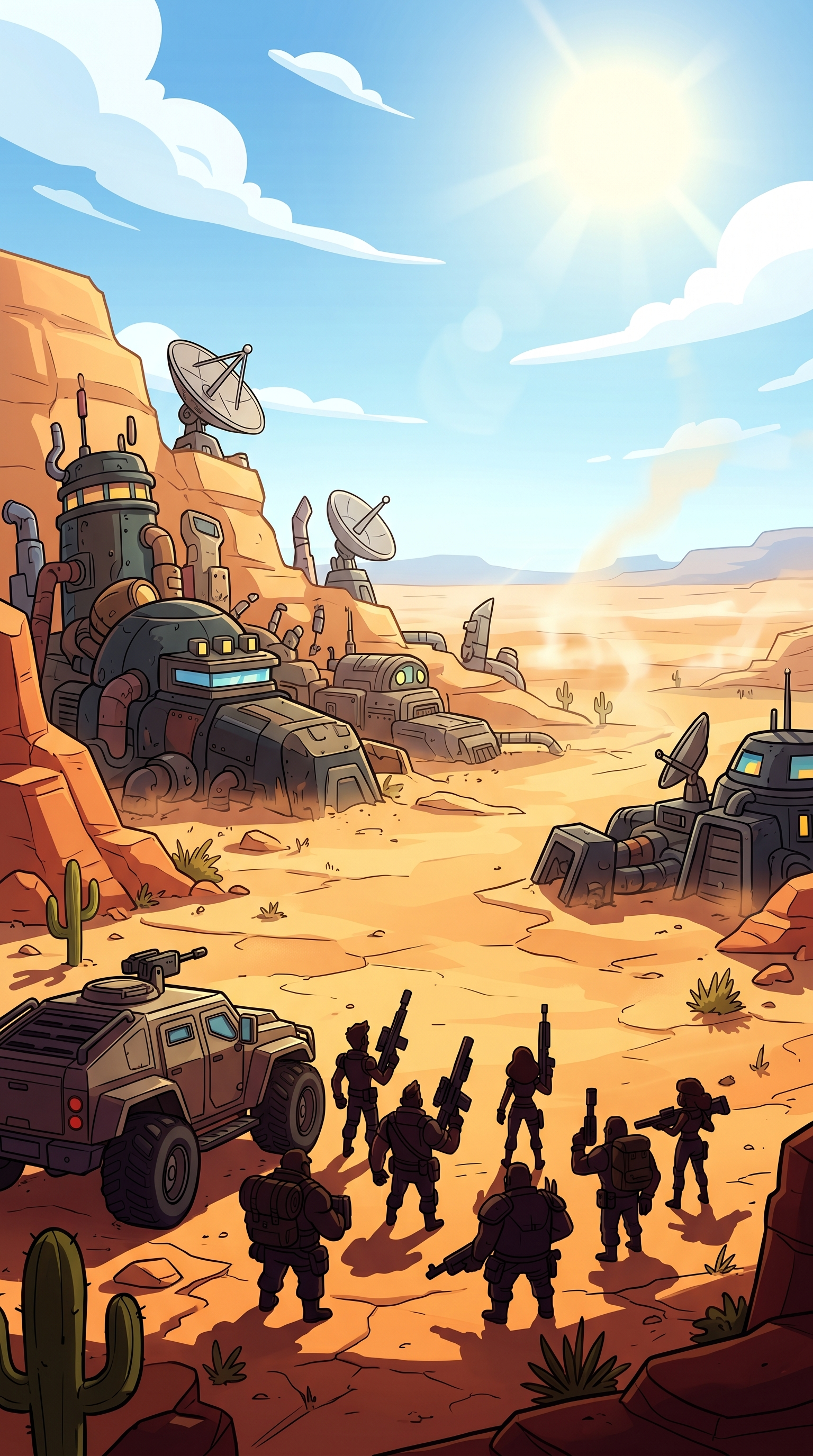 Cartoon Team Fortress 2 Wallpaper