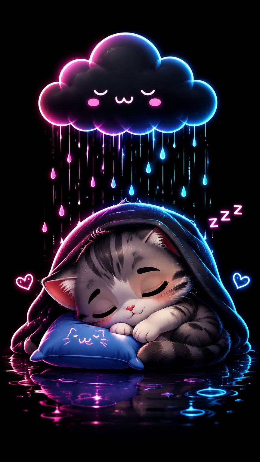 Neon Vertical 916 Phone Wallpaper