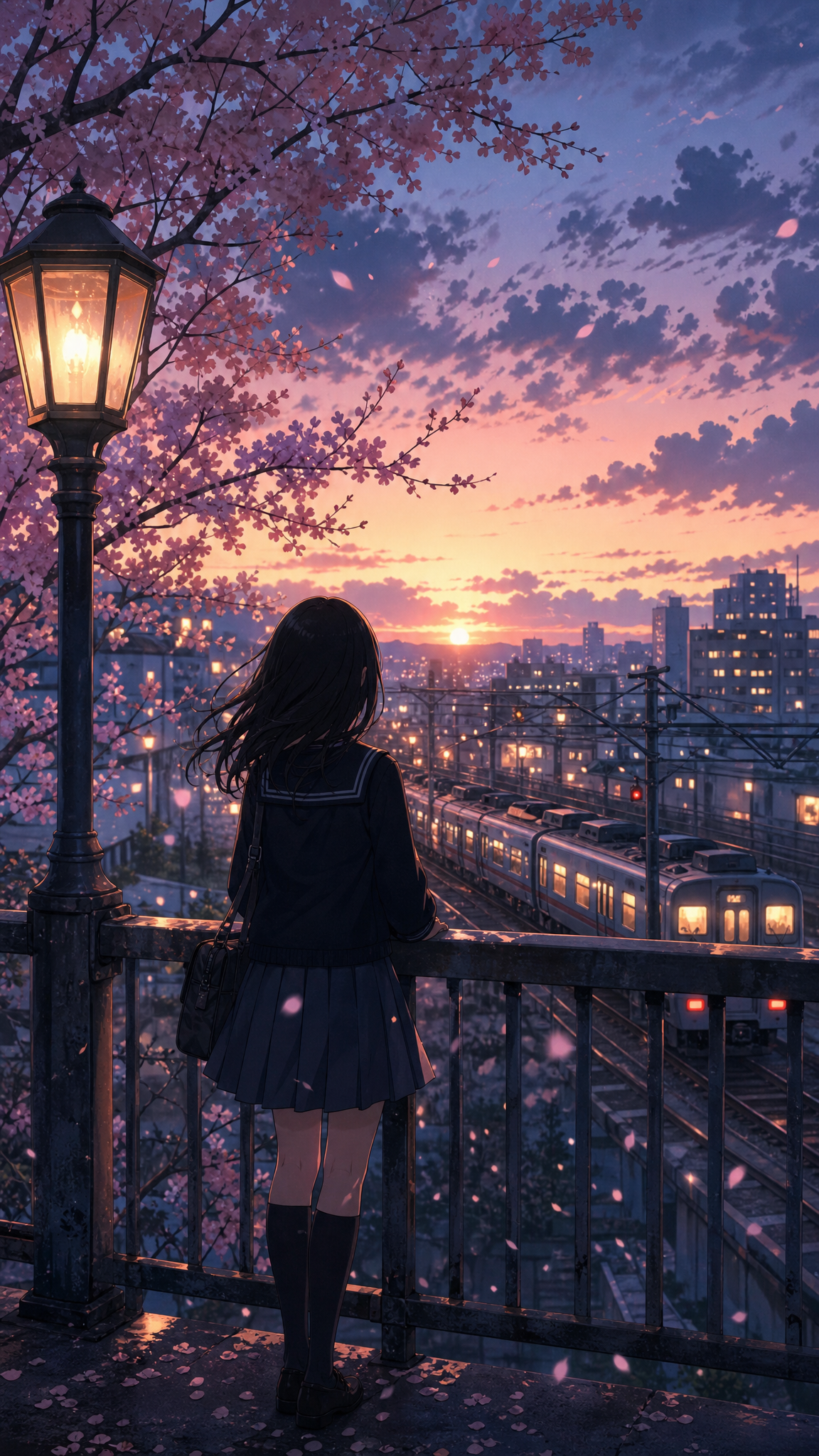 Printable Anime Girl Wallpaper Design