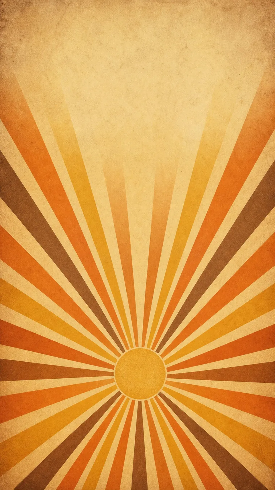 Retro Vintage Bold Sunburst Pattern Radiating Warm 123 - for wall decoration | AI Wallpaper
