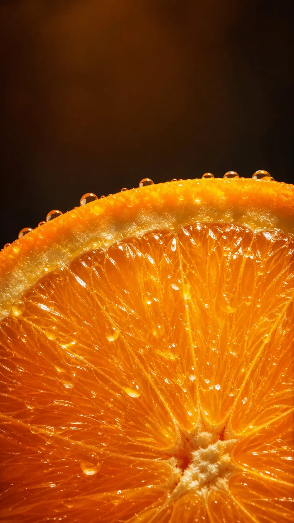 Vivid Citrus Macro Dopamine Design Phone Dopamine Design - for wall decoration | AI Wallpaper