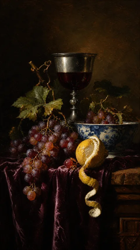 Oil Painting Dutch Classical Still Life of