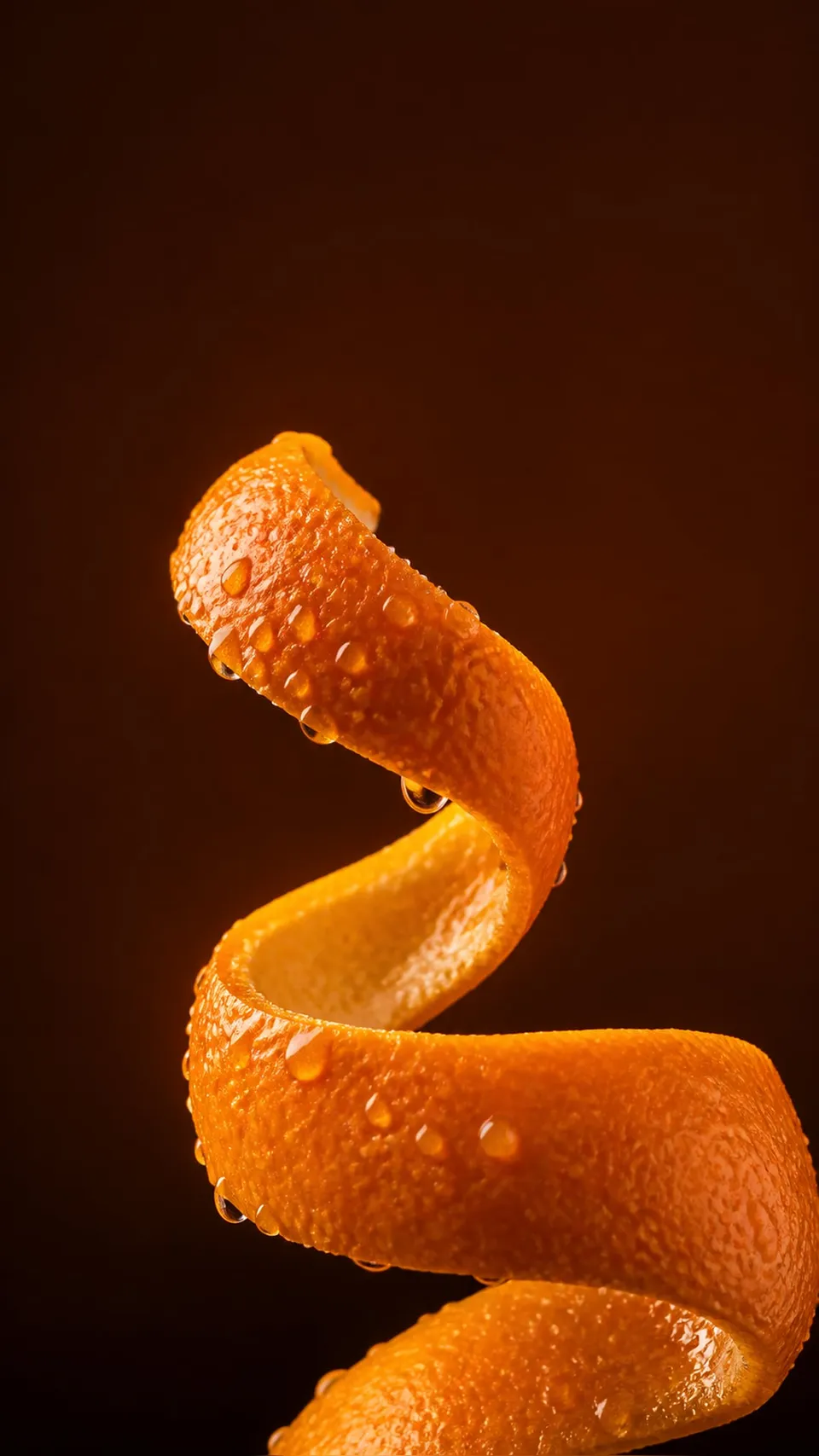 Orange Peel Spiral Macro Dopamine Design Phone Dopamine Design - for wall decoration | AI Wallpaper