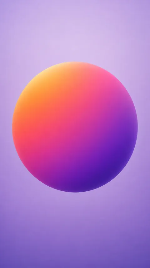 Gradient Perfect Smooth Sphere Deep Violet